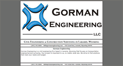 Desktop Screenshot of gormanengineering.com